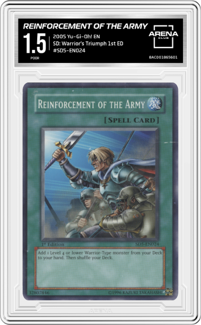 Reinforcement of the Army