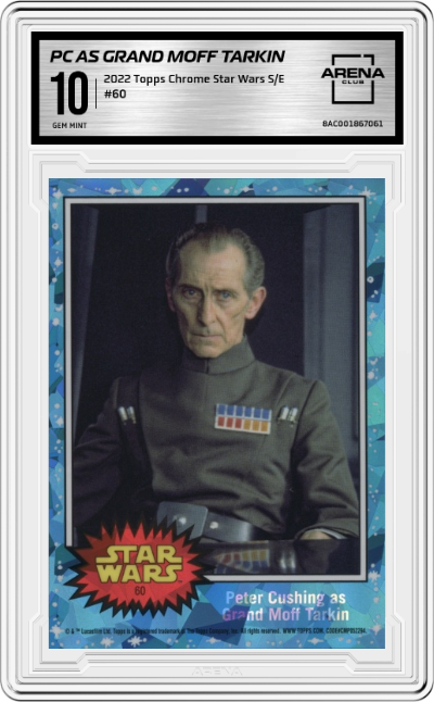 Peter Cushing as Grand Moff Tarkin