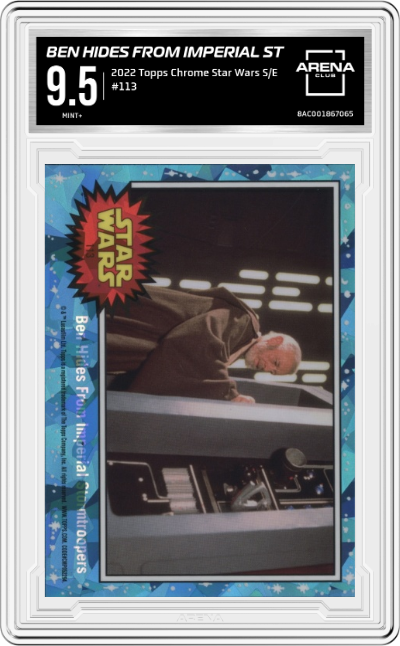 Ben Hides From Imperial Stormtroopers