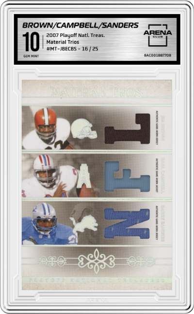 Jim Brown/Earl Campbell/Barry Sanders