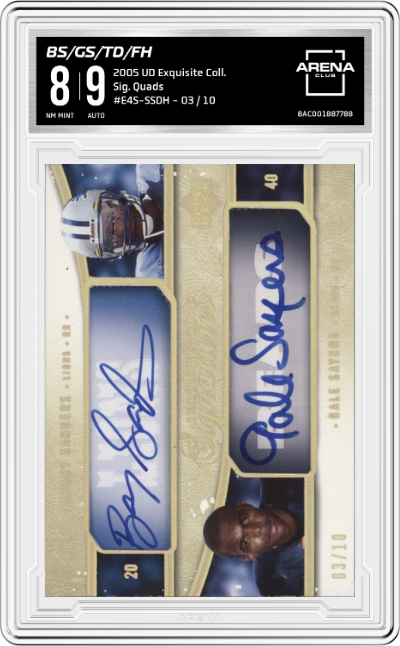 Barry Sanders/Gale Sayers/Tony Dorsett/Franco Harris