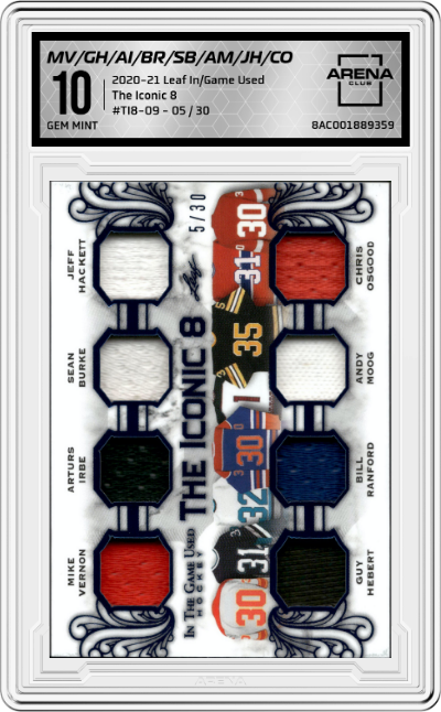 Mike Vernon / Guy Hebert / Arturs Irbe / Bill Ranford / Sean Burke / Andy Moog / Jeff Hackett / Chris Osgood
