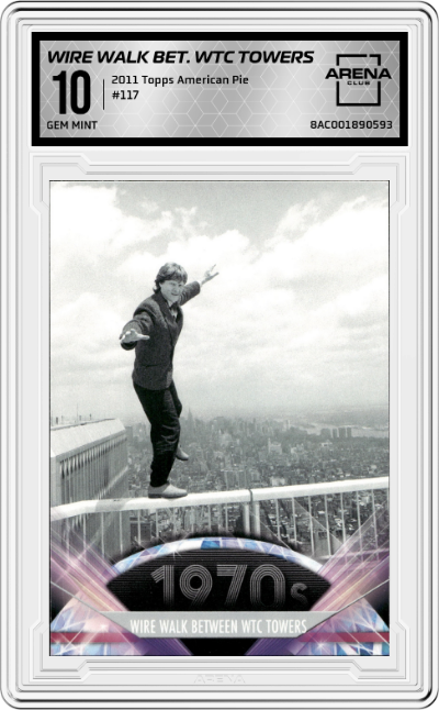 Wire Walk Between WTC Towers