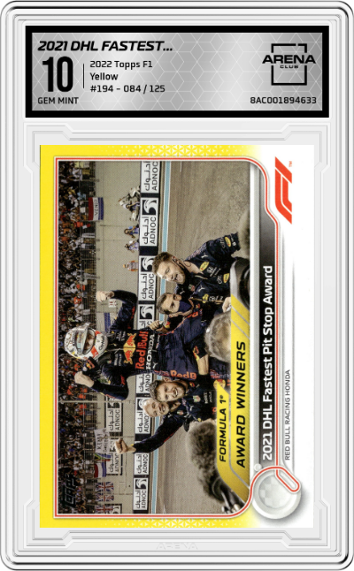 2021 DHL Fastest Pit Stop Award