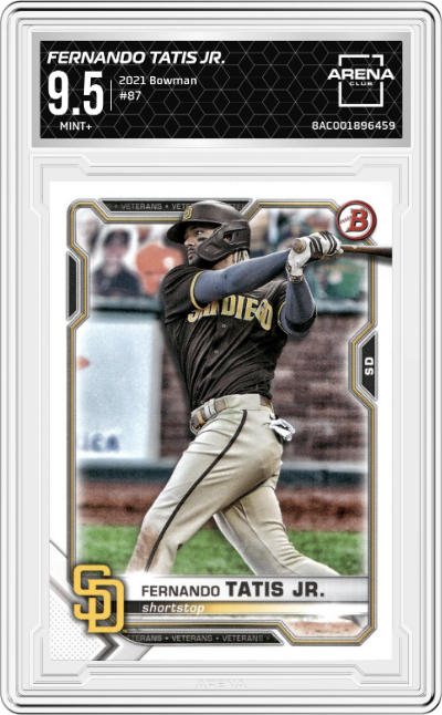 2021 Bowman Fernando Tatis Jr. ARENA CLUB 9.5