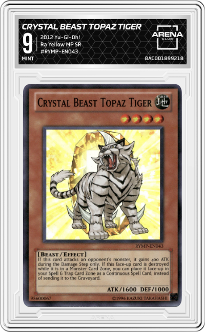 Crystal Beast Topaz Tiger