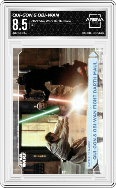 Qui-Gon & Obi-Wan Fight Darth Maul