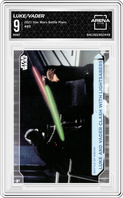 Luke And Vader Clash With Lightsabers