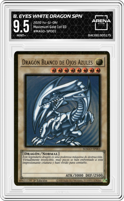Blue-Eyes White Dragon Spanish