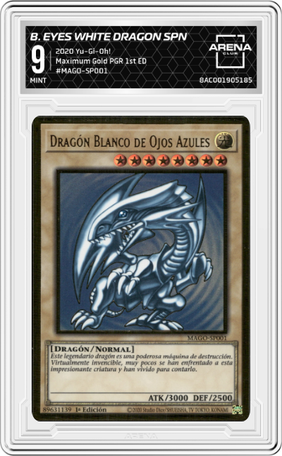 Blue-Eyes White Dragon Spanish