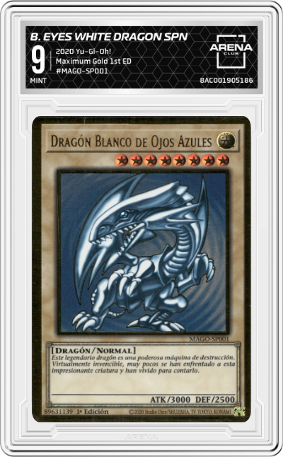 Blue-Eyes White Dragon Spanish