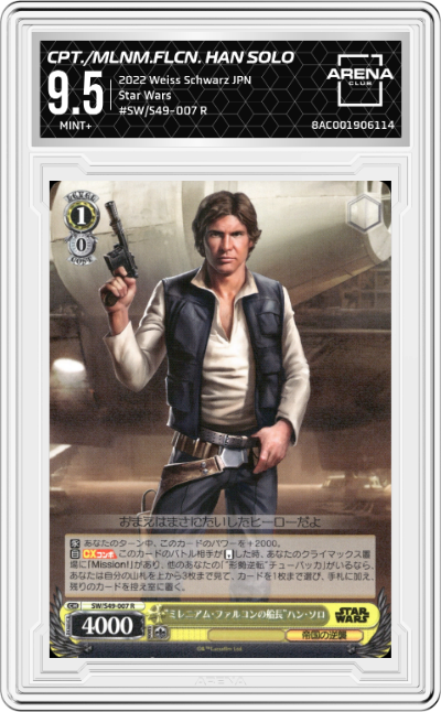 "Captain of the Millennium Falcon" Han Solo