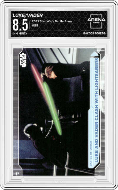 Luke And Vader Clash With Lightsabers