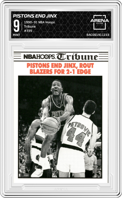 Pistons End Jinx, Rout Blazers For 2-1 Edge