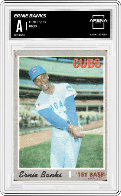 Ernie Banks 1970 Topps Baseball Card 630 Vintage Baseball 