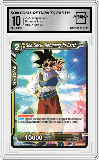 Son Goku, Returning to Earth