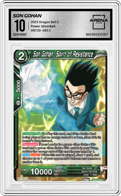 Son Gohan, Spirit of Resistance