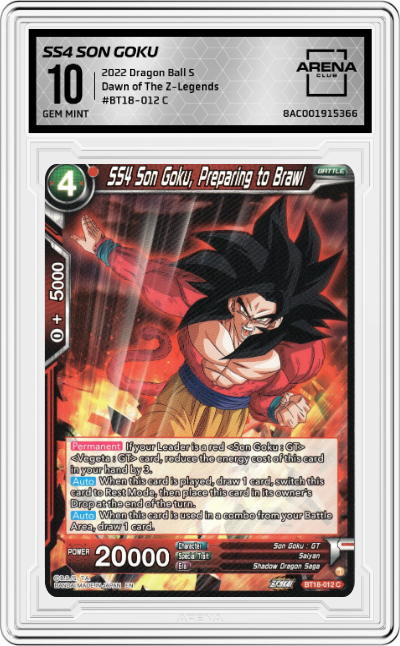 SS4 Son Goku, Preparing to Brawl