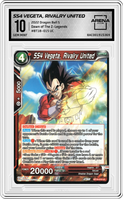 SS4 Vegeta, Rivalry United
