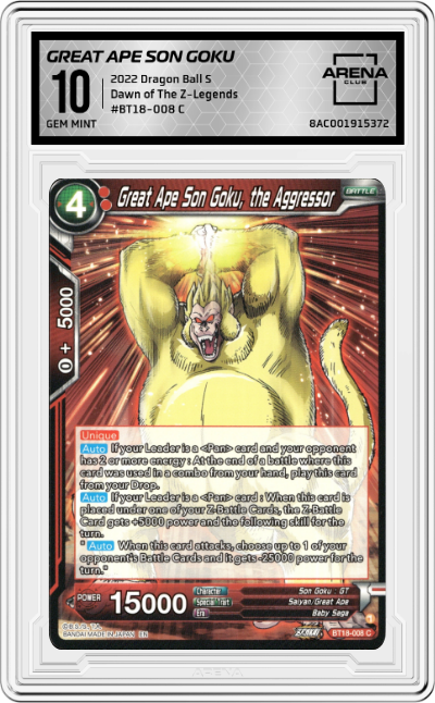 Great Ape Son Goku, the Aggressor