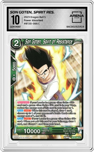 Son Goten, Spirit of Resistance