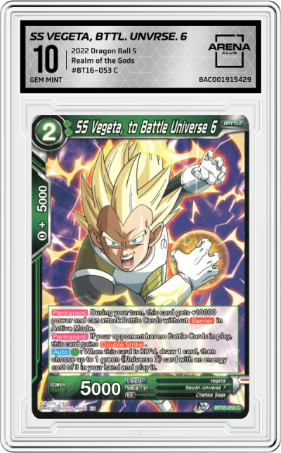 SS Vegeta, to Battle Universe 6