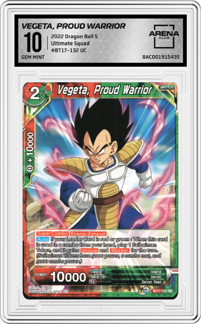Vegeta, Proud Warrior