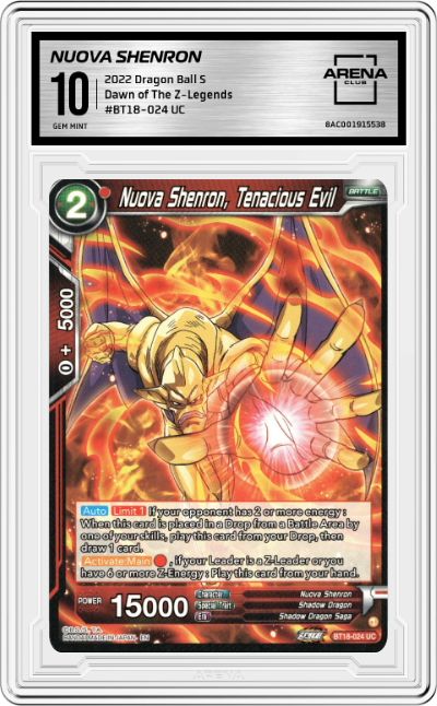 Nuova Shenron, Tencious Evil