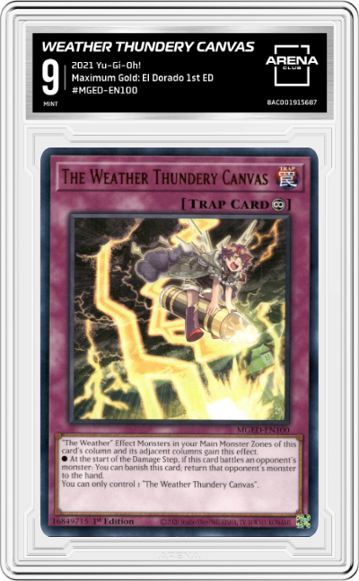 The Weather Thundery Canvas