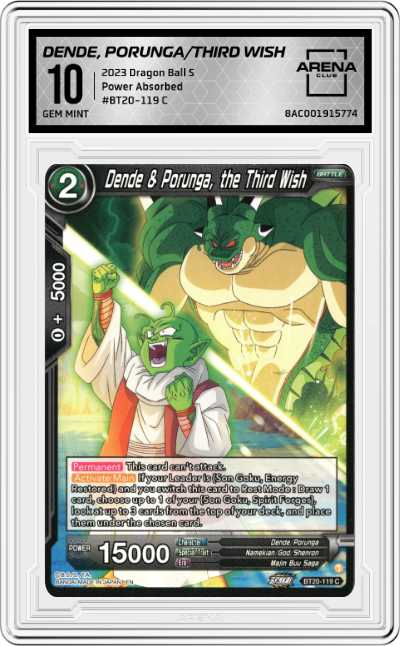 Dende & Porunga, the Third Wish