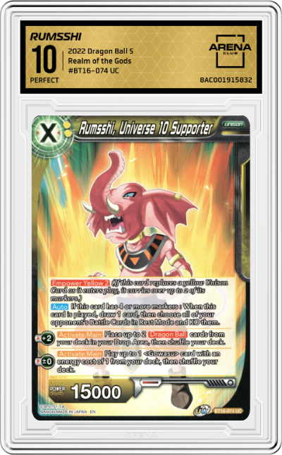 Rumsshi, Universe 10 Supporter