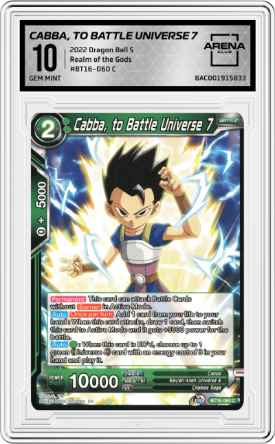 Cabba, To Battle Universe 7