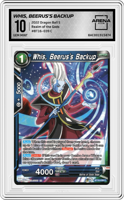 Whis, Beerus's Backup