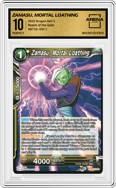 Zamasu, Mortal Loathing