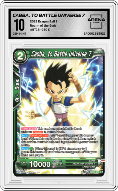 Cabba, To Battle Universe 7