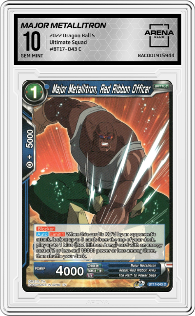 Major Metallitron, Red Ribbon Officer