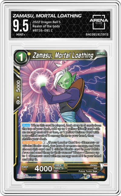 Zamasu, Mortal Loathing
