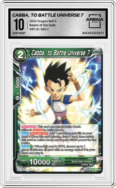 Cabba, To Battle Universe 7