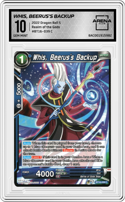 Whis, Beerus's Backup