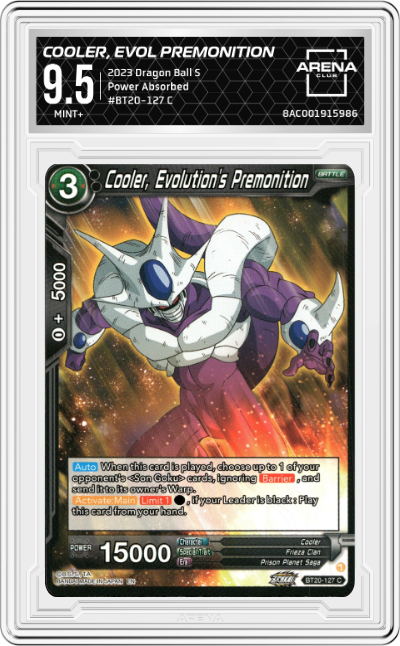Cooler, Evolution's Premonition