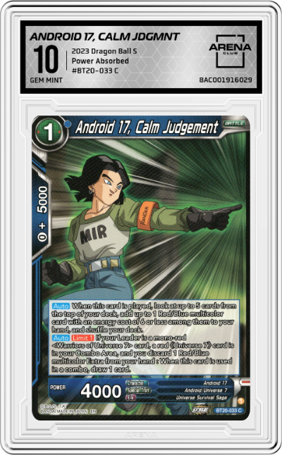 Android 17, Calm Judgement