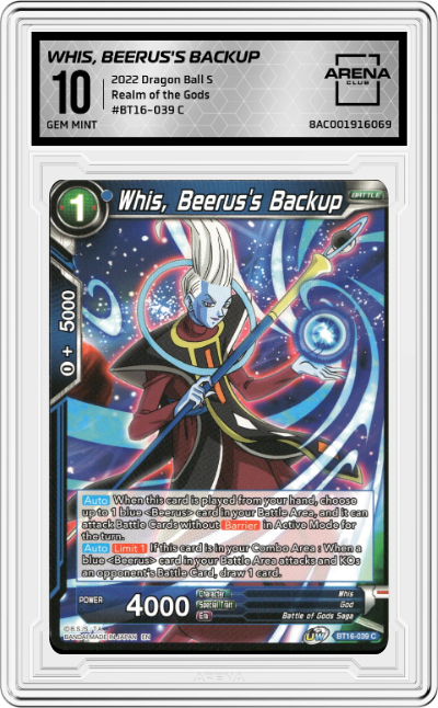 Whis, Beerus's Backup