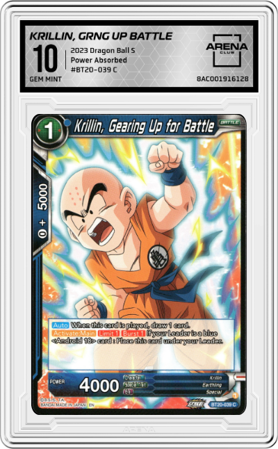 Krillin, Gearing Up for Battle