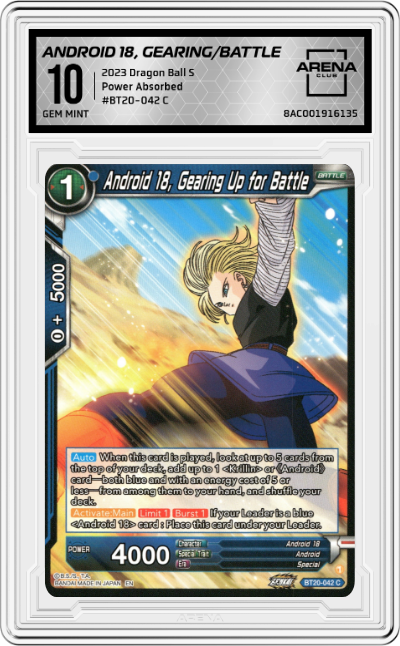 Android 18, Gearing Up for Battle