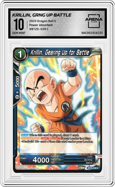Krillin, Gearing Up for Battle