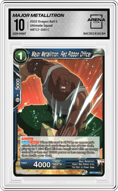 Major Metallitron, Red Ribbon Officer