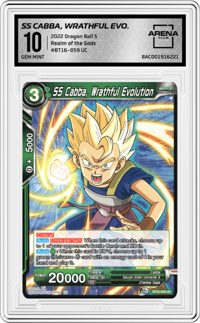 SS Cabba, Wrathful Evolution