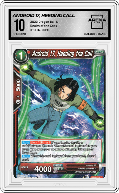 Android 17, Heeding the Call