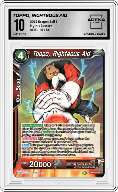 Toppo, Righteous Aid