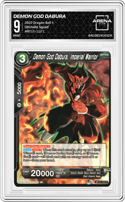 Demon God Dabura, Imperial Warrior